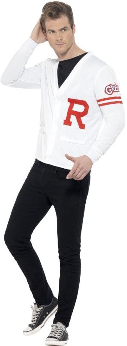 Grease Kostuum | Grease Rydell School | Man | Large | Carnaval kostuum | Verkleedkleding